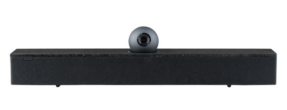 black AMX Acendo Vibe Conferencing Sound Bar with Camera 