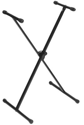 On Stage KS7190 Single Braced Keyboard Stand Front View
