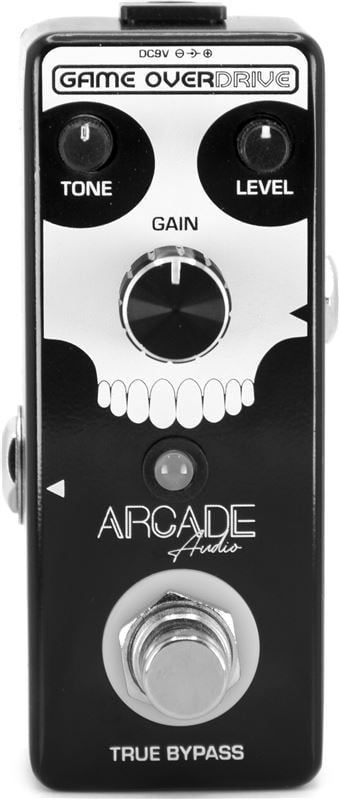 Arcade Audio Game OverDrive Pedal Front View