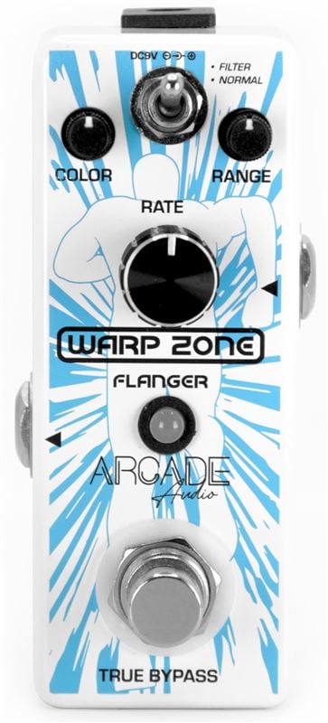 Arcade Audio Warp Zone Flanger Pedal Front View