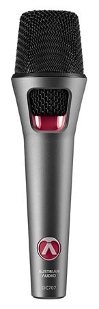 Austrian Audio OC707 Handheld Condenser Vocal Microphone Front View