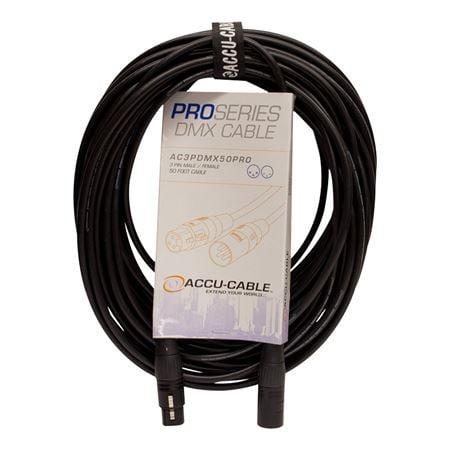 ADJ AC3PDMX Pro 3 Pin DMX Cable Front View