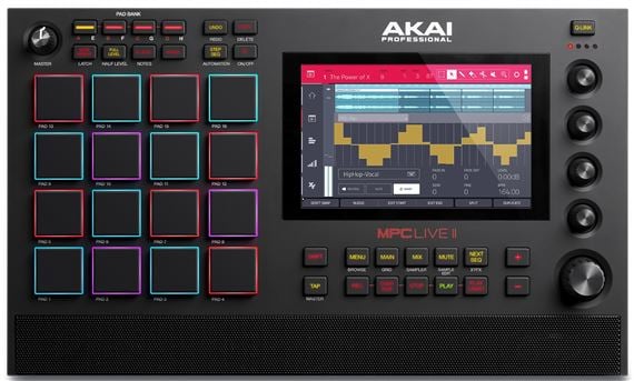 Akai Professional MPC Live II Standalone Music Product Center with Built-in Monitors