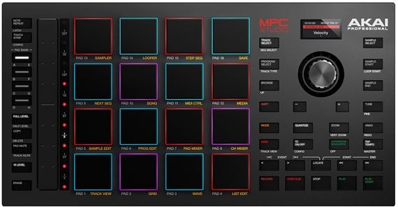 Akai MPC Studio Music Production Controller Front View