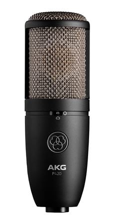 AKG P420 Multi Pattern Large Diaphragm Condenser Microphone Front View