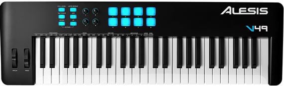 Alesis V49 49-Key USB MIDI Controller Keyboard