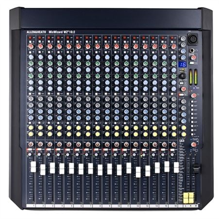 Allen & Heath MixWizard4 WZ4 16:2 16 Channel Rackmountable Mixer Front View