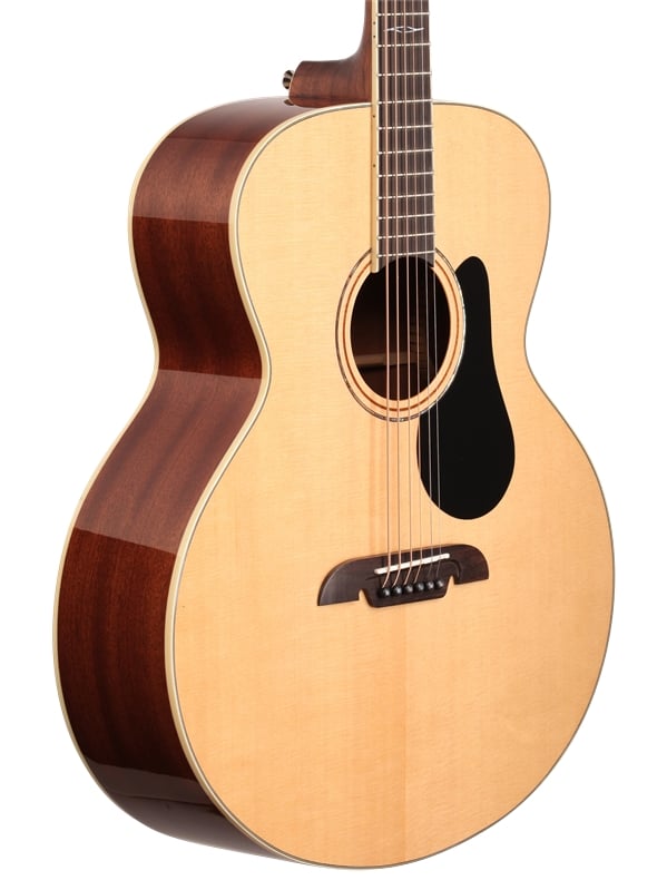 Alvarez ABT60 Baritone Acoustic Guitar Body Angled View