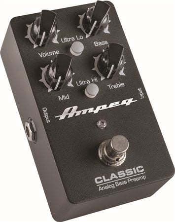 Ampeg Classic Analog Bass Preamp Pedal Front View