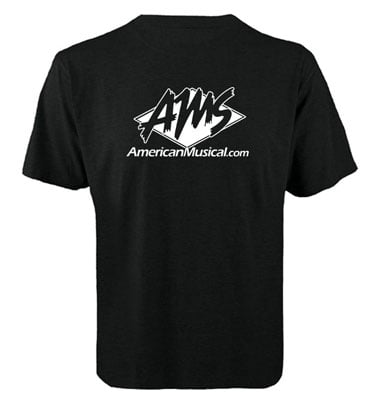 AMS AmericanMusical.com Logo T Shirt Front View