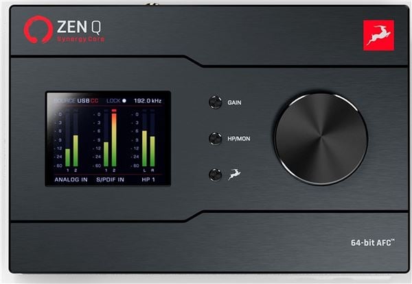 Antelope Audio Zen Q Synergy Core USB Audio Interface Front View