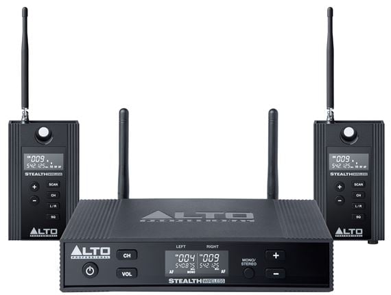 Alto Professional Stealth Wireless MKII UHF Wireless System For Speaker Front View