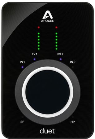 Apogee Duet 3 2x4 USB Type C Audio Interface Front View