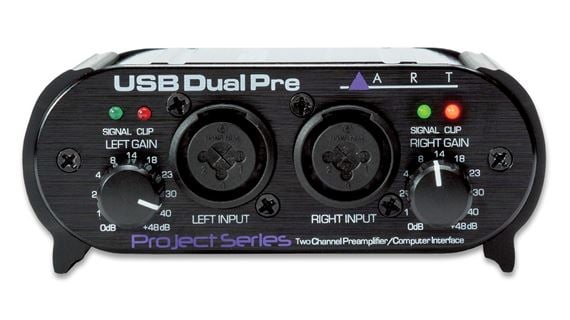 ART USB Dual Pre Two Channel Microphone Preamp with USB Interface
