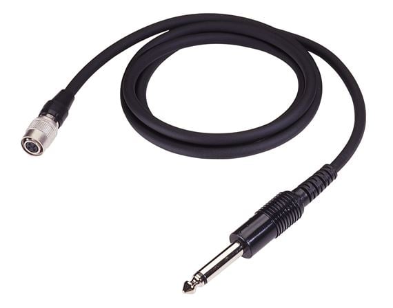 Audio-Technica ATGCW 1/4" Phono Straight Cable for UniPak Front View