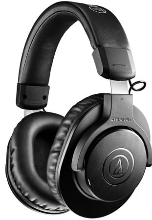 Audio Technica ATH-M20xBT Wireless Over Ear Headphones Front View