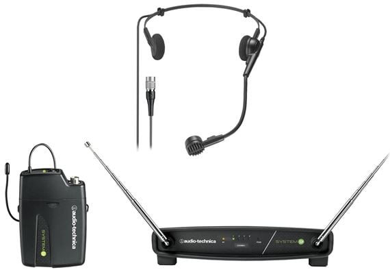 Audio-Technica ATW-901A/H System 9 Headset Wireless System Front View