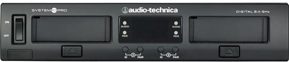 Audio-Technica ATW-RC13 System 10 PRO Rack-mount Receiver Chassis Front View