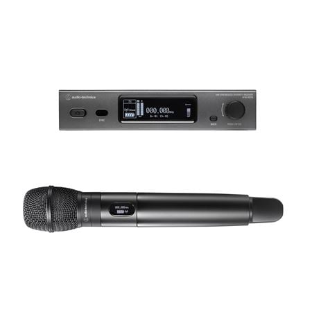 Audio Technica ATW-3212/C710 Wireless Handheld Mic System Front View