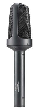 Audio-Technica BP4025 XY Stereo Condenser Field Recording Microphone Front View