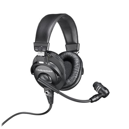 Audio Technica BPHS1 Broadcast Stereo Headset Front View