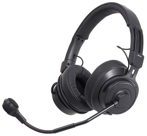 Audio Technica BPHS2UT Broadcast Headset With Dynamic Mic Unterminated Front View