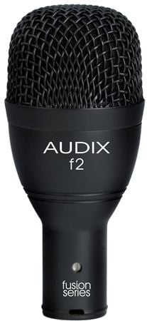 Audix F2 HyperCard Dynamic Dynamic Instrument Microphone Front View