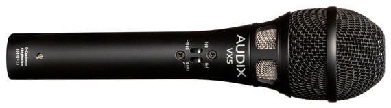 Audix VX5 Electret Condenser Handheld Vocal Microphone Front View