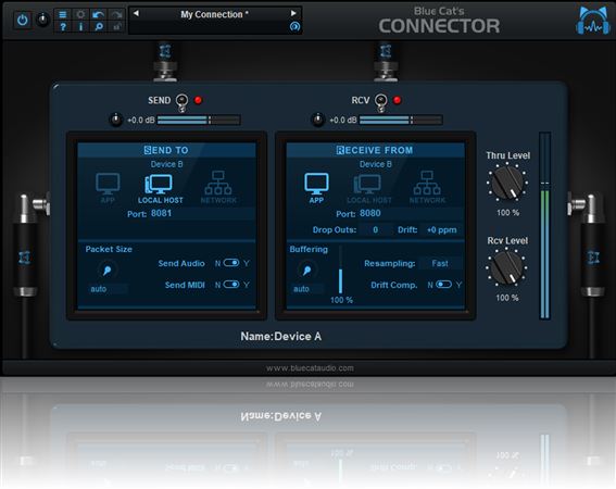 Blue Cat Audio Connector Audio Plugin Download Front View