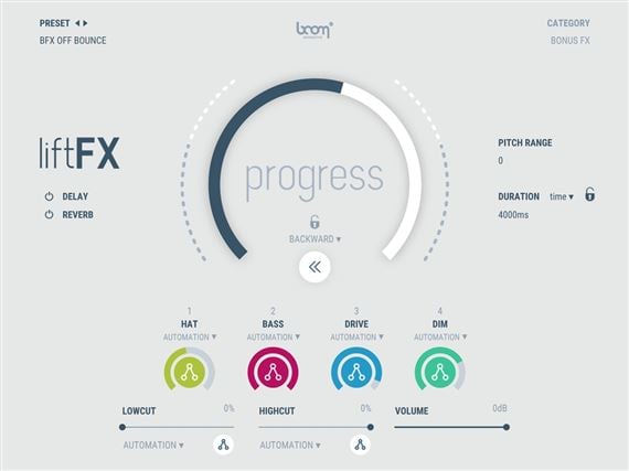 BOOM Library LiftFX Audio Plugin Download Front View