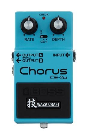 Boss CE-2W Chorus Waza Craft Effects Pedal Front View