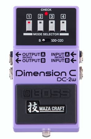 Boss DC-2W Waza Craft Dimension C Pedal Front View