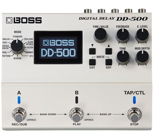 Boss DD-500 Digital Delay Pedal Front View