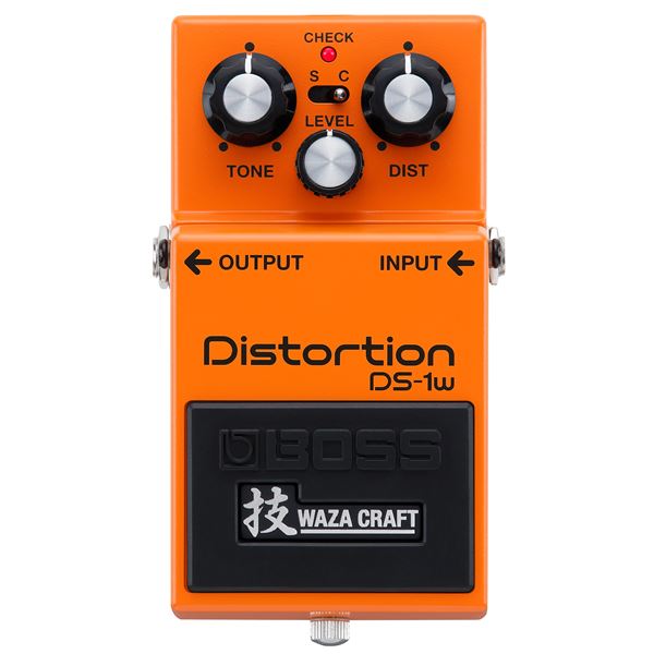 Boss Waza Craft DS-1w Distortion Pedal Front View