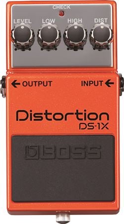 Boss DS-1X Distortion Pedal Front View