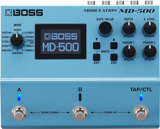 Boss MD-500 Multi Modulation Processor Front View