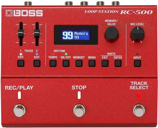 Boss RC-500 Loop Station Pedal Front View