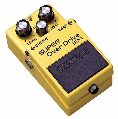 Boss SD-1 Super Overdrive Pedal Front View
