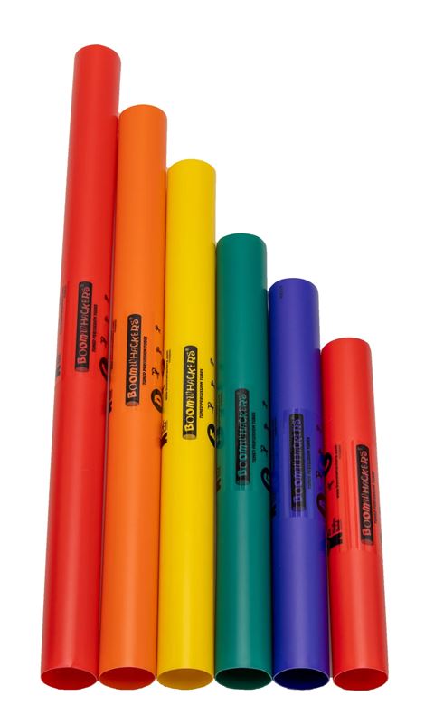 Boomwhackers C Major Pentatonic Scale Set 6 notes Front View