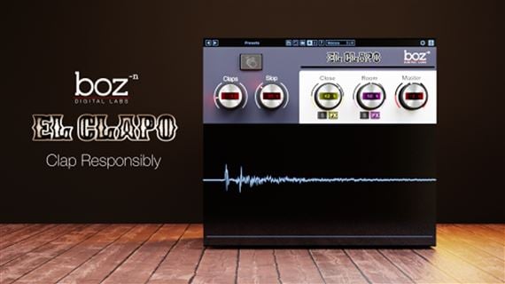 Boz Digital El Clapo Audio Plugin Download Front View