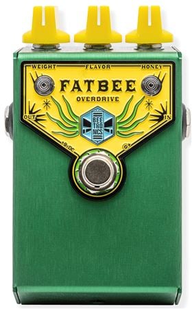 Beetronics Fatbee Overdrive Pedal Limited Edition Green Yellow