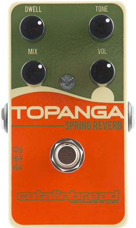 Catalinbread Topanga Spring Reverb Effect Pedal Front View