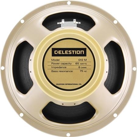 Celestion G12M65 Creamback 12 Inch Guitar Speaker 65 Watts Front View