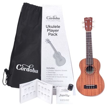 Cordoba Soprano Ukulele Player Pack
