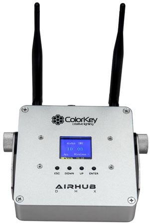 ColorKey AirHub DMX Lighting Controller Front View