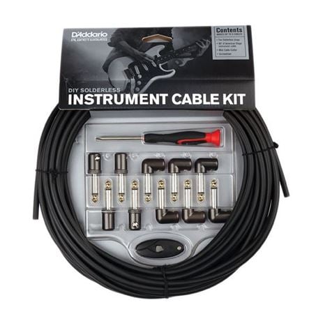 D'Addario Solderless Custom Instrument Cable Kit 40 foot
