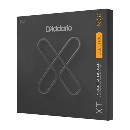 D'Addario XTE1059 XT 7-String Electric Guitar Strings Front View