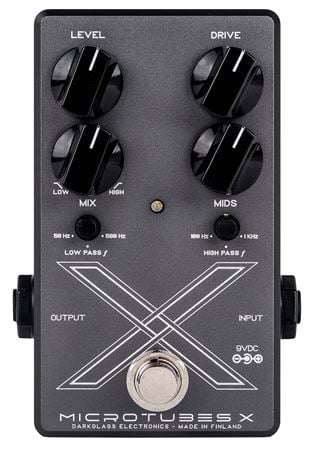 Darkglass Microtubes X Multiband Bass Distortion Pedal Front View