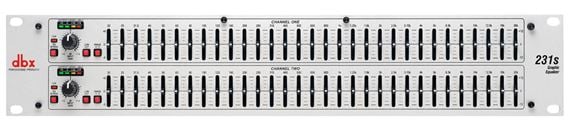 dbx 231S Dual Channel 31 Band 1/3 Octave Graphic Equalizer