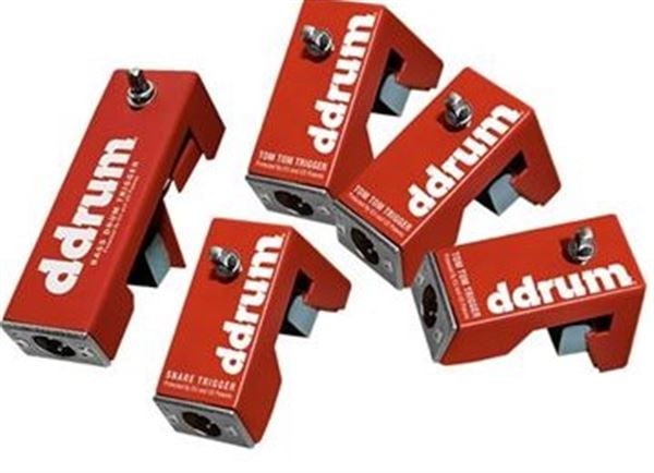 Ddrum DDTTK Acoustic Pro 5 Piece Trigger Pack Front View